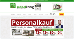 Desktop Screenshot of moebel-koenig.de
