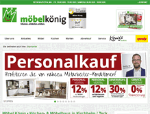 Tablet Screenshot of moebel-koenig.de